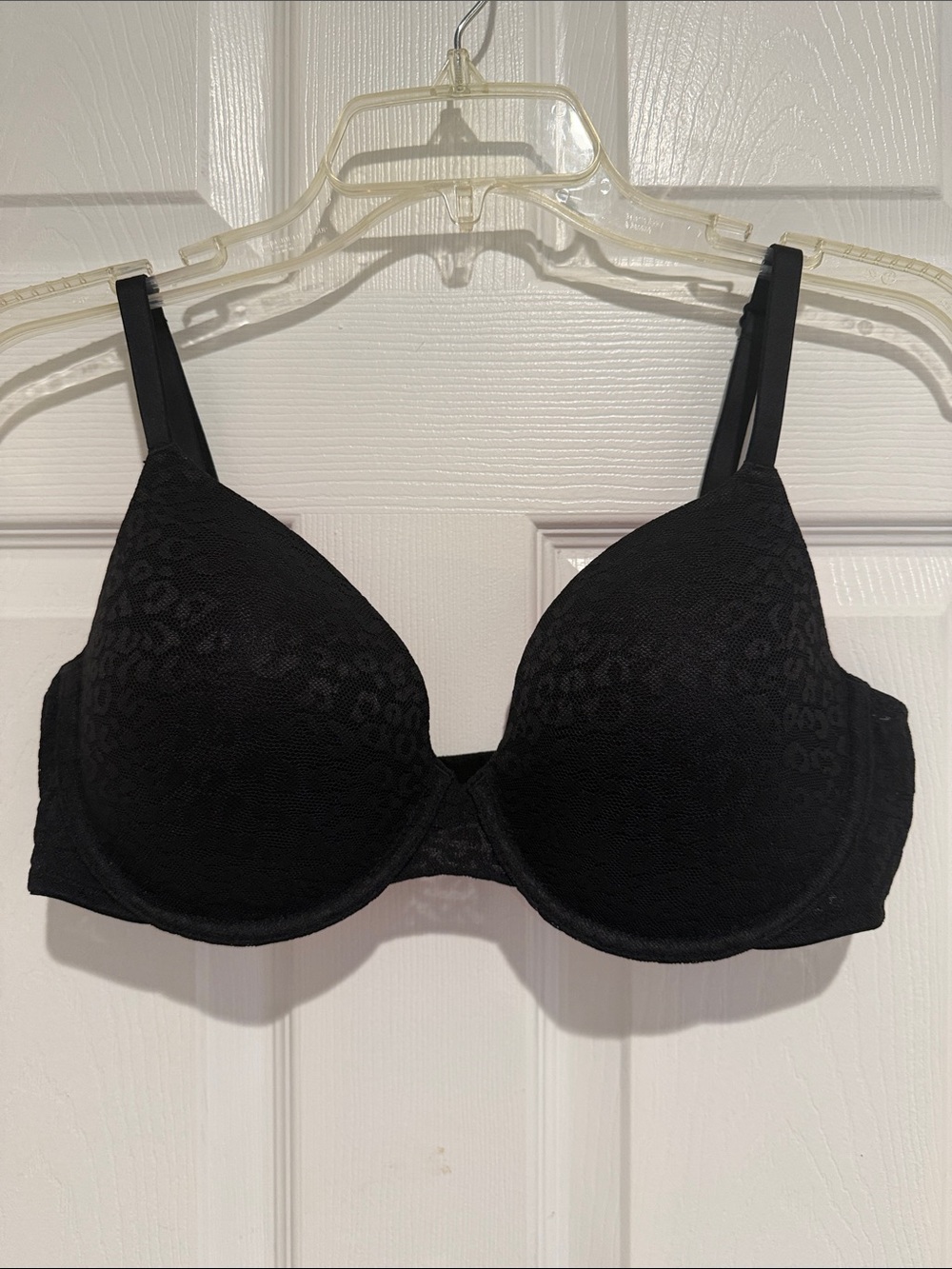 PINK Victoria's Secret Black Lace Underwire Bra